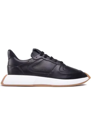 Giuseppe Zanotti Skor, Herr, 43 EU, Läder, Svarta Lädersneakers för Män