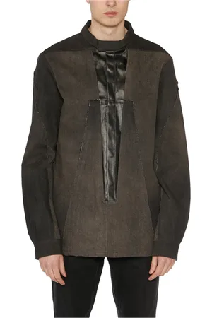 Rick Owens Jacka, Herr, L, Denim, Denim Splintered Outer Shirt