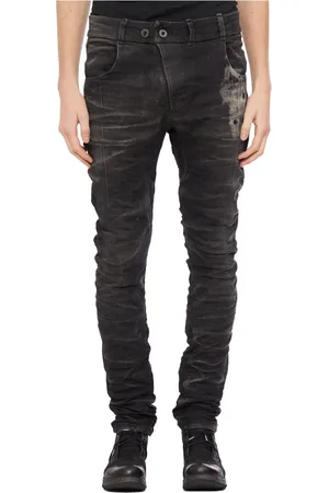 11 BY BORIS BIDJAN SABERI Jeans, Herr, L, Denim, Stone Washed Denim Byxor