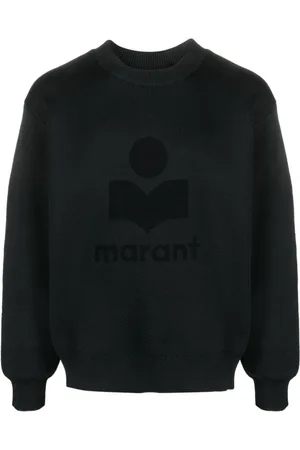 Isabel Marant Stickade tröjor & koftor, Herr, M, Logo Tröja av Marant
