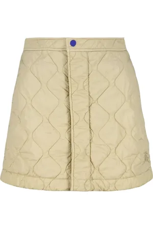 Burberry Kjol, Dam, 2Xs, Kort Quiltad Kjol