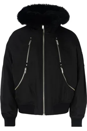 Moose Knuckles Jacka, Dam, S, Polyester, Svart Decatur Bomberjacka