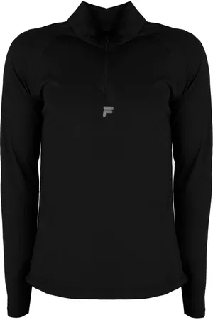 Fila Topp, Herr, S, Polyester, Herr Tättsittande Polo Tröja med Dragkedja och Justerbara Snören