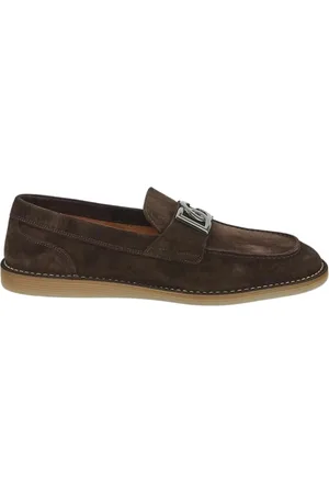 Dolce & Gabbana Skor, Herr, 44 EU, Läder, Läder Logo Loafer