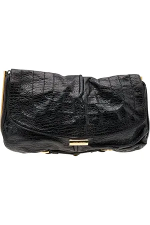 Jimmy Choo Pre-owned, Dam, ONE Size, Läder, Pre-owned Laeder axelremsvskor