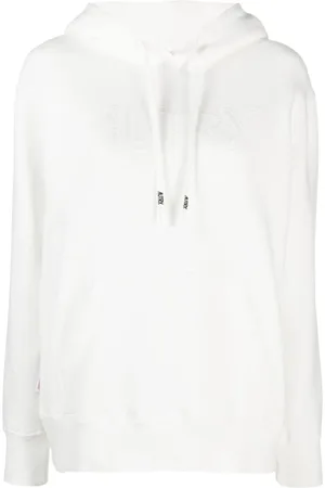 Autry Sweatshirts & Hoodies, Dam, S, Mysig Vit Huvtröja Icon