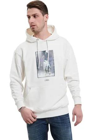 Throwback. Sweatshirts & Hoodies, Herr, L, Klassisk Huvtröja