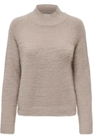 JACQUELINE DE YONG Stickade tröjor & koftor, Dam, S, Nylon, Turtleneck Stickat för Kvinnor