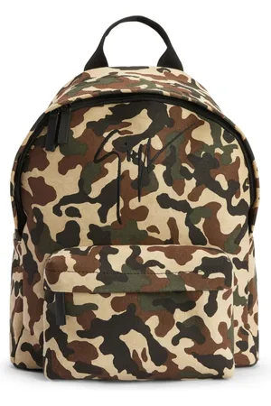 Giuseppe Zanotti Väska, Herr, ONE Size, Camouflage Logo Ryggsäck