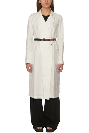ISAAC SELLAM EXPERIENCE Kappa, Dam, S, Läder, Lino Cerato Trench Coat