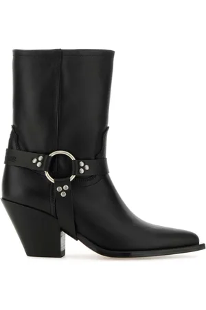 SONORA Skor, Dam, 36 EU, Läder, Svarta Atoka Ankelboots
