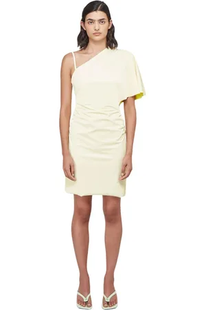 Maisie Wilen Klänning, Dam, M, Spandex, Slick Klänning med Asymmetrisk Halslinning