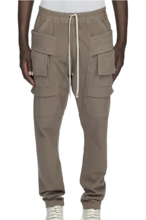 Rick Owens Byxor, Herr, L, Bomull, Luxor Creatch Cargo Byxor