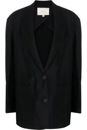 STUDIO NICHOLSON Jacka, Dam, M, Svart Conde Enkelknäppt Blazer