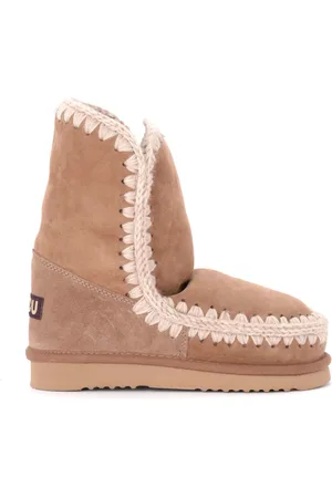 Mou Skor, Dam, 40 EU, Brun och Rosa Dubbelansikts Boot