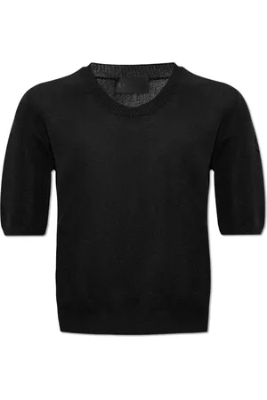 Moncler Stickade tröjor & koftor, Dam, S, Tröja med korta ärmar