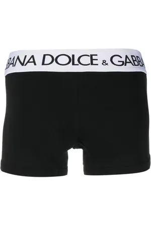 Dolce & Gabbana Underkläder, Herr, XL, Läder, Svart Underkläder Kollektion