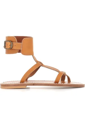 K jacques Skor, Dam, 37 EU, Läder, Flat Sandaler