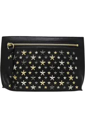 Jimmy Choo Pre-owned, Dam, ONE Size, Pre-owned Laeder kuvertvskor