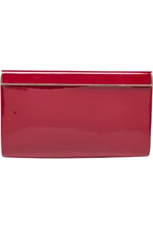 Jimmy Choo Pre-owned, Dam, ONE Size, Pre-owned Laeder kuvertvskor