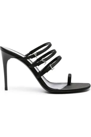 Saint Laurent Skor, Dam, 38 EU, Läder, Heeled Mules