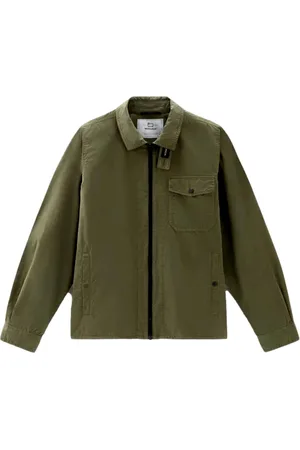Woolrich Jacka, Herr, M, Bomull, Lake Olive Gabardine Overshirt