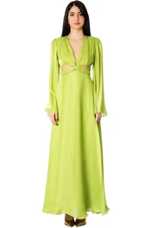 ACTUALEE Klänning, Dam, M, Polyester, Maxi Klänning