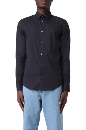Giorgio Armani Skjorta, Herr, M, Bomull, Stiliga Skjortor