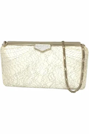 Jimmy Choo Pre-owned, Dam, ONE Size, Hampa, Pre-owned Laeder axelremsvskor
