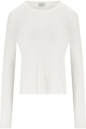 CRUNA Stickade tröjor & koftor, Dam, L, Round-neck Stickat