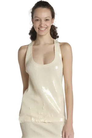 Nº21 Topp, Dam, L, Polyester, Ärmlös topp