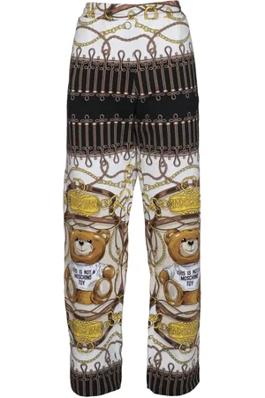 Moschino Byxor, Dam, S, Bomull, Wide Byxor