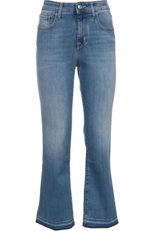 Jacob Cohen Jeans, Dam, W29, Läder, Flared Jeans
