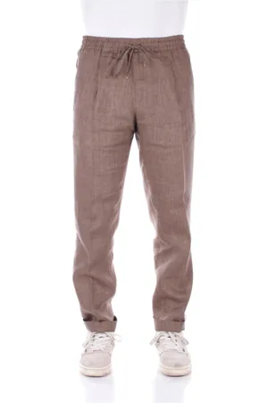 Briglia 1949 Byxor, Herr, S, Linne, Slim-fit Byxor