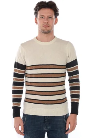 D.A. Daniele Alessandrini Stickade tröjor & koftor, Herr, M, Kashmir, WGE Walgett Sweater Pullover