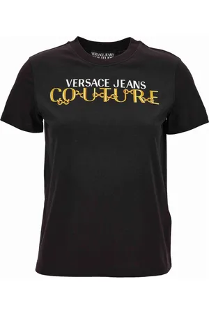 VERSACE Topp, Dam, 2Xs, Svart T-shirt och Polo Kollektion
