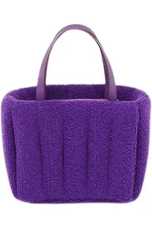 THEMOIRÈ Väska, Dam, ONE Size, Eco-Fur Coral Grape Clutch Väska