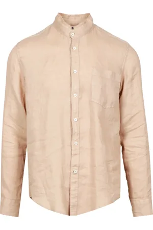 Mauro Grifoni Skjorta, Herr, M, Linne, Casual Shirts
