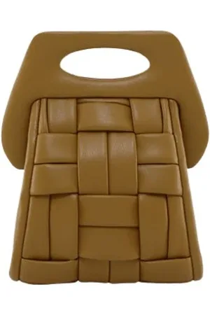 THEMOIRÈ Väska, Dam, ONE Size, Vegan Vävd Cappuccino Clutch Väska