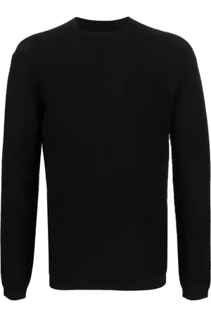 Giorgio Armani Stickade tröjor & koftor, Herr, M, Polyester, Sweatshirts