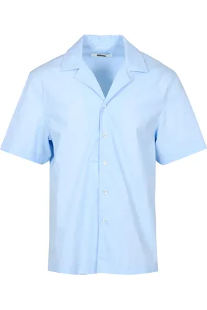 Mauro Grifoni Skjorta, Herr, S, Bomull, Short Sleeve Shirts