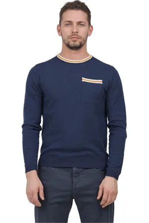 IRISH CRONE Stickade tröjor & koftor, Herr, XL, Round-neck Stickat