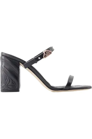 Alexander McQueen Skor, Dam, 38 EU, Laeder klackskor