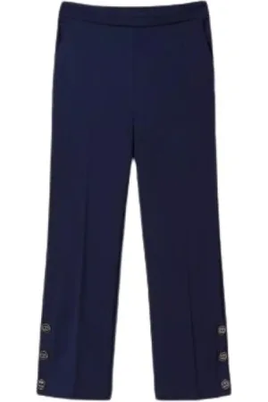 Twin-Set Byxor, Dam, M, Polyester, Straight Byxor