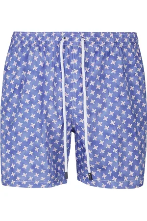 BARBA Badkläder, Herr, M, Polyester, Azzurro Enea Badshorts
