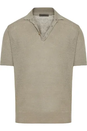corneliani Topp, Herr, L, Linne, Polo Shirts
