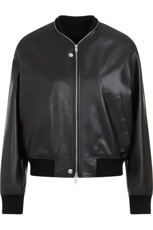 Jil Sander Jacka, Dam, S, Bomull, Svart Bomberjacka