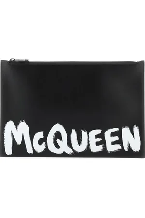 Alexander McQueen Väska, Herr, ONE Size, Läder, Svarta Lädersneakers