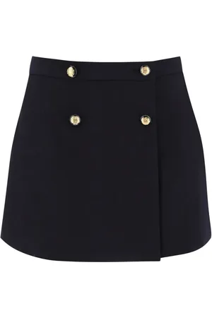 Alexander McQueen Kjol, Dam, XS, Bomull, Veckad Mini Kjol