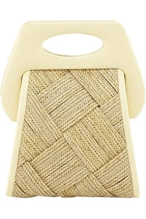 THEMOIRÈ Väska, Dam, ONE Size, Straw Mini Tote med Avtagbar Axelrem